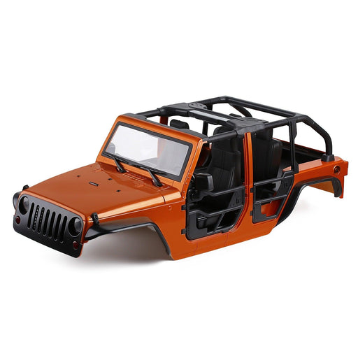 Injora Jeep Wrangler unassembled hard body for Axial SCX10 II (313mm) Body Injora Orange CSL-CK03 