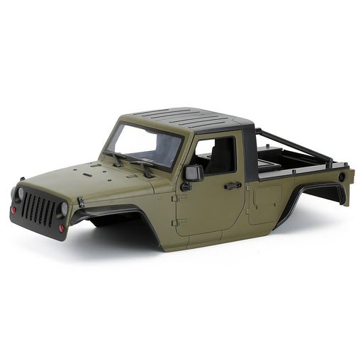 Injora Jeep Wrangler unassembled hard body for Axial SCX10 II (313mm) Body Injora Olive CSL-CK04 