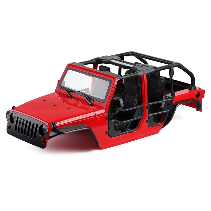 Injora Jeep Wrangler unassembled hard body for Axial SCX10 II (313mm) Body Injora Red CSL-CK03 
