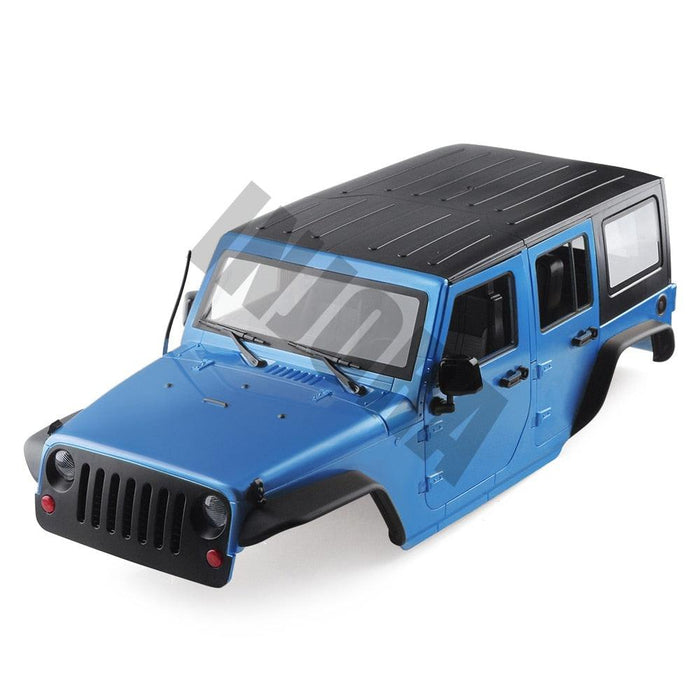 Injora Jeep Wrangler unassembled hard body for Axial SCX10 II (313mm) Body Injora Blue CSL-CK01 