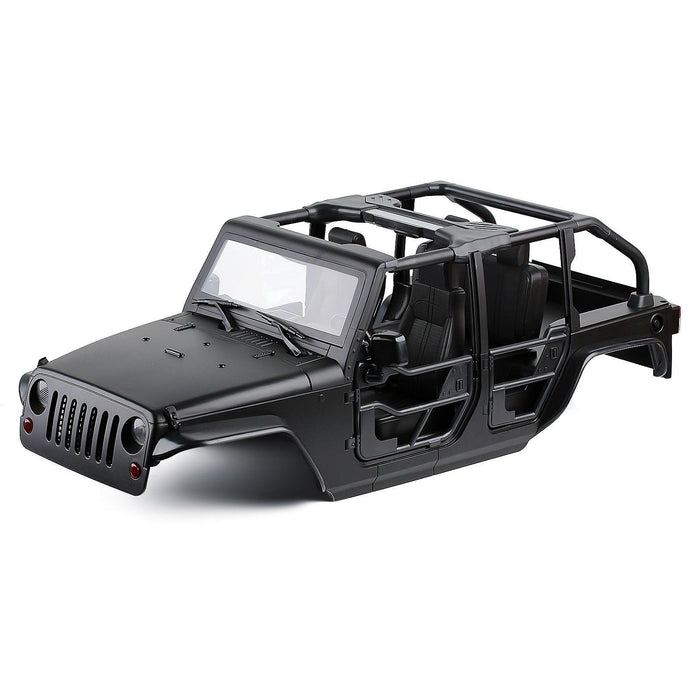 Injora Jeep Wrangler unassembled hard body for Axial SCX10 II (313mm) Body Injora Black CSL-CK03 