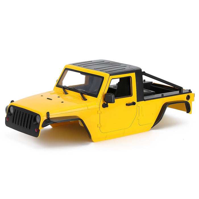 Injora Jeep Wrangler unassembled hard body for Axial SCX10 II (313mm) Body Injora Yellow CSL-CK04 