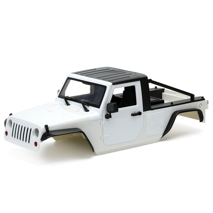Injora Jeep Wrangler unassembled hard body for Axial SCX10 II (313mm) Body Injora White CSL-CK04 