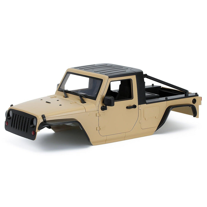 Injora Jeep Wrangler unassembled hard body for Axial SCX10 II (313mm) Body Injora Khaki CSL-CK04 