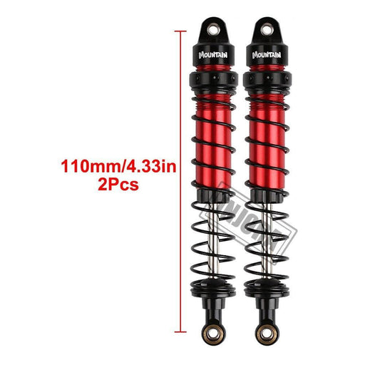 Injora Mountain Adjustable Shocks 1/10 (Aluminium) 90/100/110/120mm Schokdemper Injora BZ-04BR 2pcs 110mm 