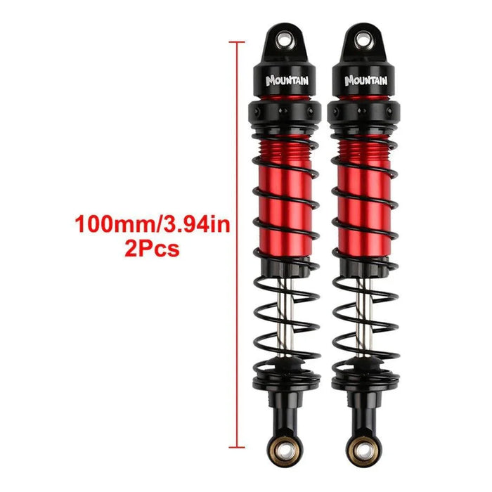 Injora Mountain Adjustable Shocks 1/10 (Aluminium) 90/100/110/120mm Schokdemper Injora BZ-04BR 2pcs 100mm