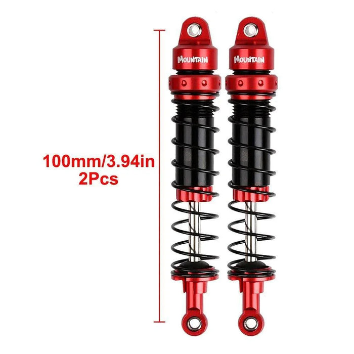Injora Mountain Adjustable Shocks 1/10 (Aluminium) 90/100/110/120mm Schokdemper Injora BZ-04RB 2pcs 100mm