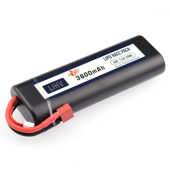 Batterie Intellect cylindrique en silicium-graphène LiHV 2S 7,6 V 50C 3800mAh (Dean)