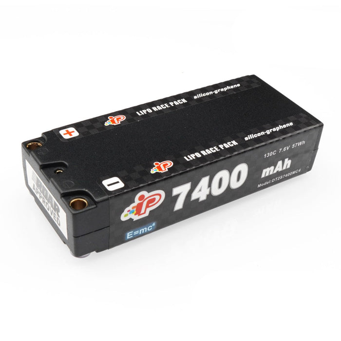 Intellect MC4 7400mAh 130C 7,6V 2S LiHV Silicon Graphene Mid-Shorty Hardcase Battery