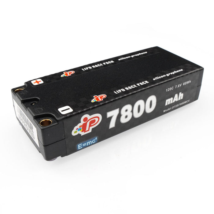 Intellect MC4 7800mAh 120C 7,6V 2S LiHV Silicon Graphene Long Runtime Mid-Shorty Hardcase Battery