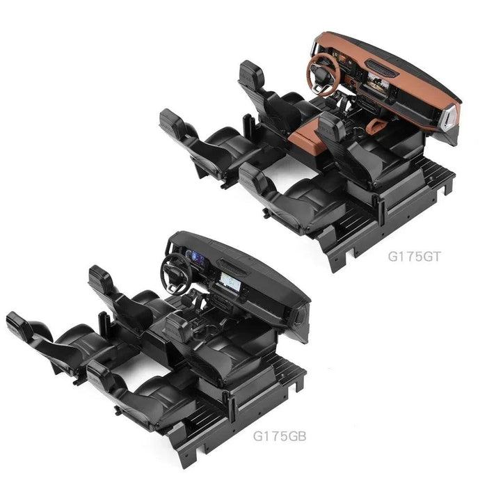 Interior Kit w/ Dashboard / Seat for Traxxas TRX4 New Bronco 1/10 (Plastic) G175GT G175GB - upgraderc