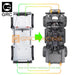 Internal Fast Lock Body Mounts for Traxxas TRX4 (Plastic) G156A Onderdeel GRC 