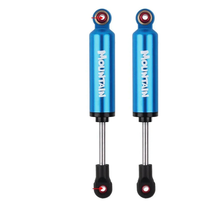 Internal spring Shocks 1/10 (Aluminium) 90/100/110/120mm Schokdemper Injora Blue 2pcs 90mm