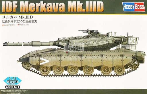 Israeli Merkava IIID 1/72 Tank Model (Plastic) Bouwset HobbyBoss 