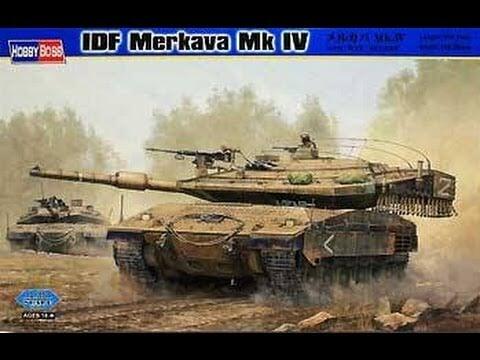 Israeli Merkava MkIV Tank 1/35 Model (Plastic) Bouwset HobbyBoss 