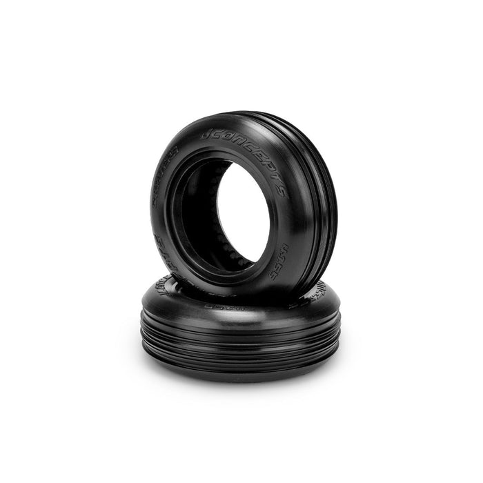 2PCS Jconcepts RC10T Carvers Green Compound 2.2" Narrow Front Tires