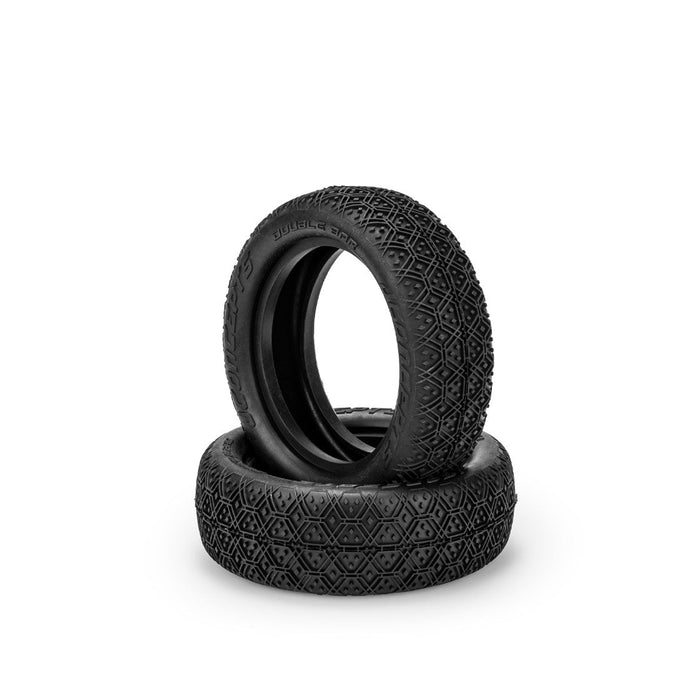 2PCS JConcepts Double Bar Argent Composé, Convient aux Pneus Avant Buggy 2.2" 2wd