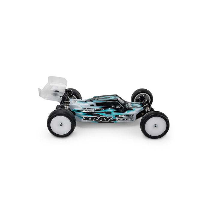JConcepts F2 XRAY XB2 2024 Body w/ Carpet, Turf, Dirt Wing Lightweight