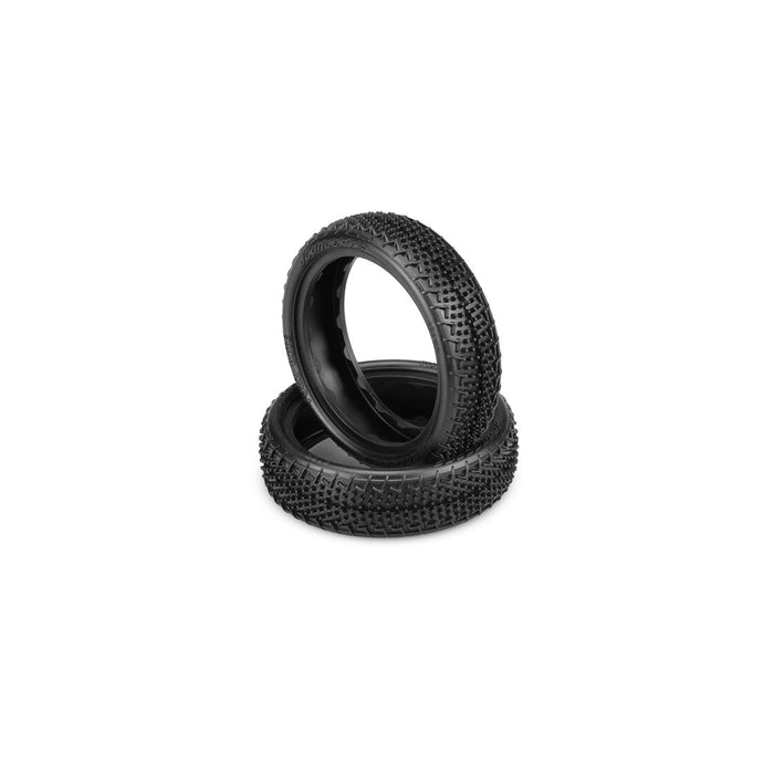 2PCS Jconcepts Fuzz Bite LP Pink Compound 2.2" 2wd Buggy Carpet Front Tires