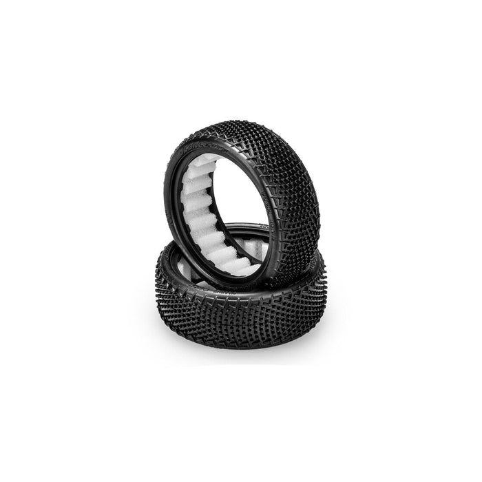 2PCS JConcepts Fuzz Bite Pink Compound, 2.2" 2wd Wide Front Buggy Tires