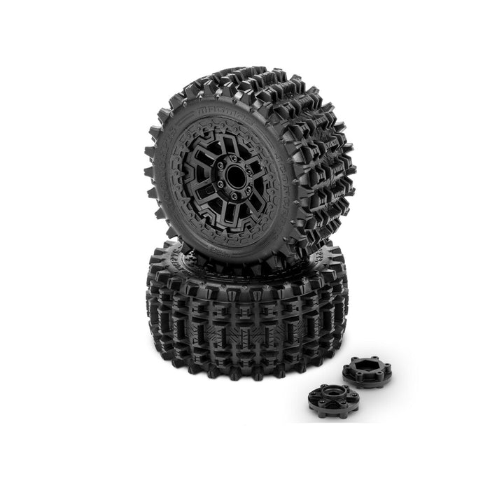 2PCS JConcepts Magma 2.8" Pneus de camion de stade en composé argenté