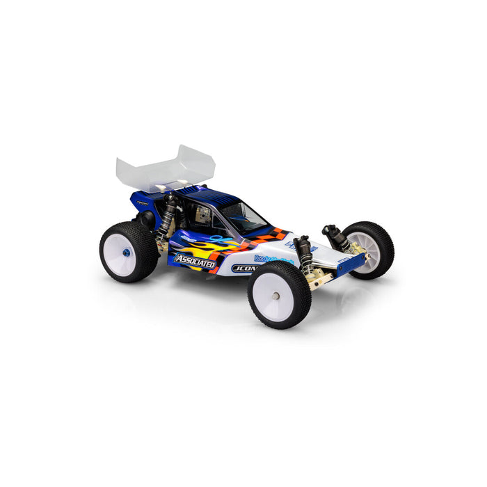 JConcepts Mirage SS, édition spéciale Worlds 1993 Scoop carrosserie RC10 avec aile de 5,5"