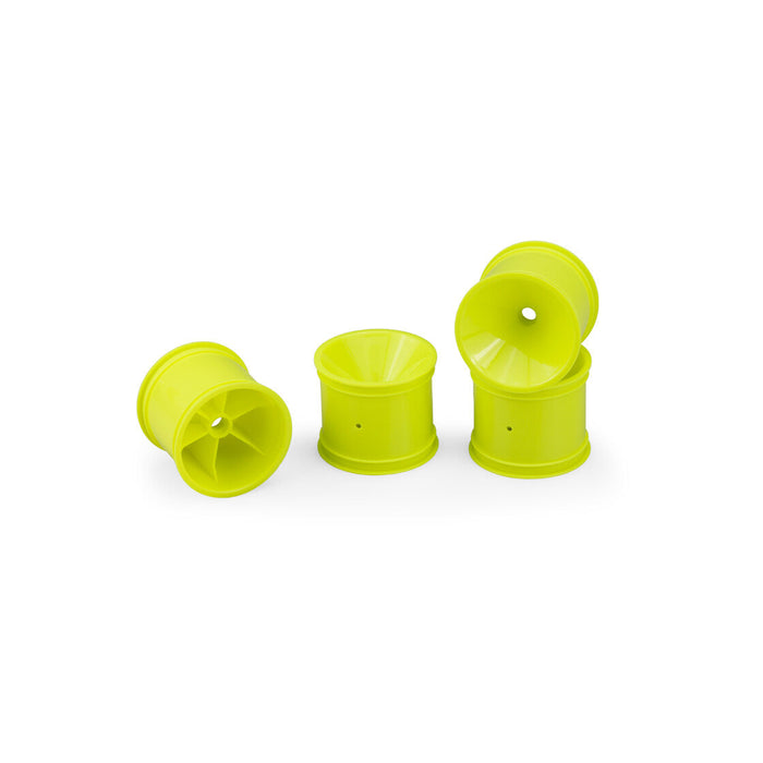 2PCS Jconcepts Mono RC10T, T2, T3, GT 2.2" Front Wheels (Yellow)