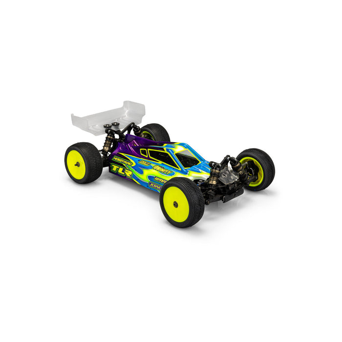 JConcepts P2 TLR 22X-4 Karosserie mit Teppich, Kunstrasen, Flügel Leichtbauweise