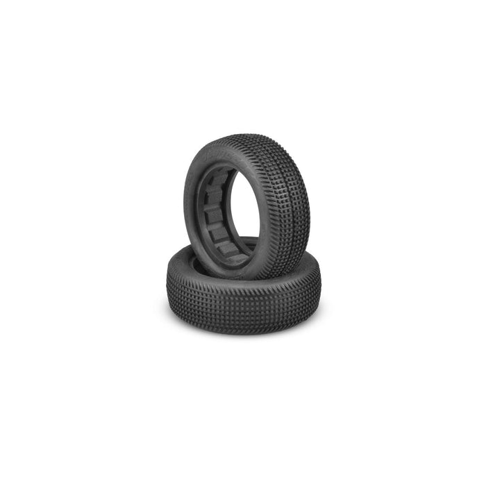 2PCS Jconcepts Sprinter Red Compound 2.2" 2wd Buggy Dirt Oval Front Tires