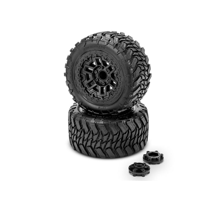 2PCS JConcepts Switchback 2.8" Silver Compound Stadium Truck Tires