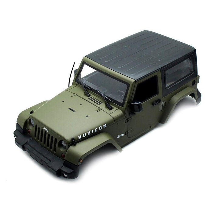 Injora Jeep Wrangler hard body 1/10 (270mm) Body Injora Olive 