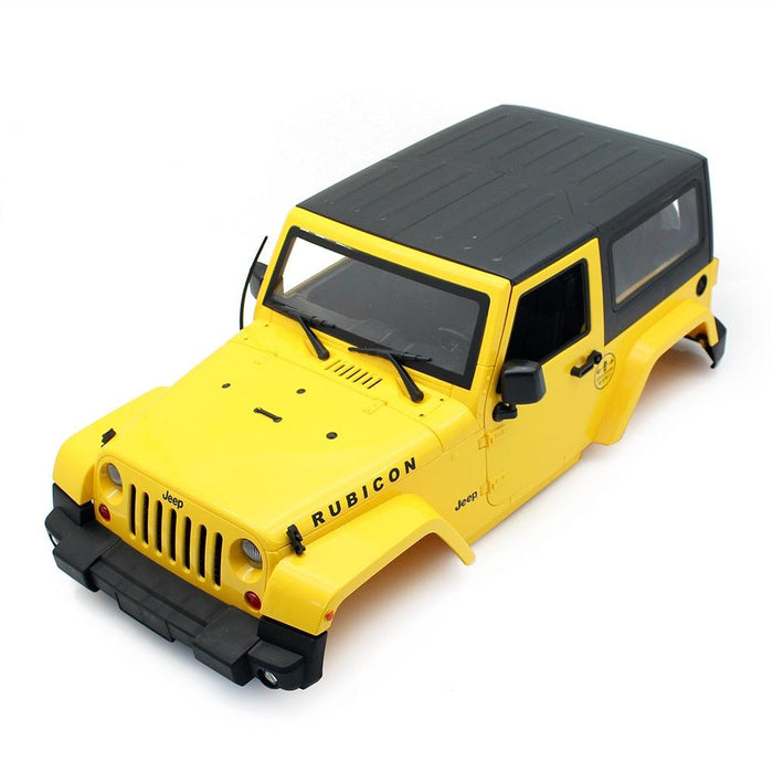 Injora Jeep Wrangler hard body 1/10 (270mm) Body Injora Yellow 