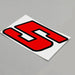 JKZ STKART 40-100mm Double-layer Silver Reflective Sticker Onderdeel upgraderc 5 100mm high 