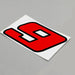JKZ STKART 40-100mm Double-layer Silver Reflective Sticker Onderdeel upgraderc 9 100mm high 