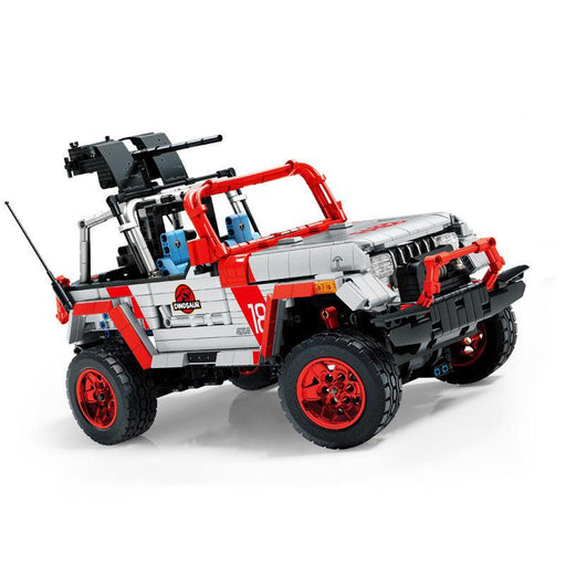 Jurassic Park Jeep Building Blocks Model (1614 stukken) - upgraderc