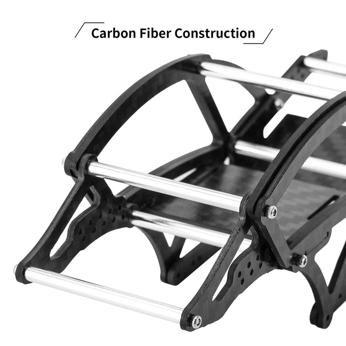 Kangaroo Chassis Frame Kit for Axial SCX24 1/24 (Koolstofvezel) SCX24-165 - upgraderc