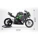 Kawasaki H2R Motorcycle Building Blocks Model (838 stukken) - upgraderc