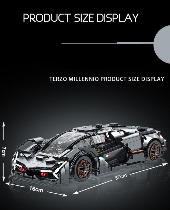 Lamborghini Terzo Millennio Building Blocks (1512 stukken) - upgraderc