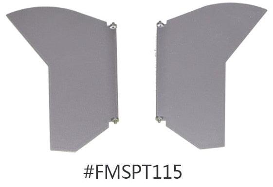 Landing Gear Door Set for FMS 1500mm P47 (Plastic) Onderdeel FMS main and rear door 