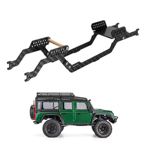 LCG Chassis Kit Frame Girder for Traxxas TRX4M 1/18 (Koolstofvezel) - upgraderc