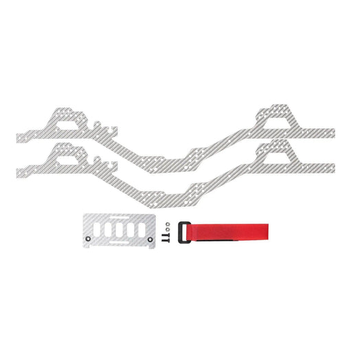 LCG Chassis Rail Set w/ Battery Plate for Axial SCX10 PRO 1/10 (Koolstofvezel) - upgraderc