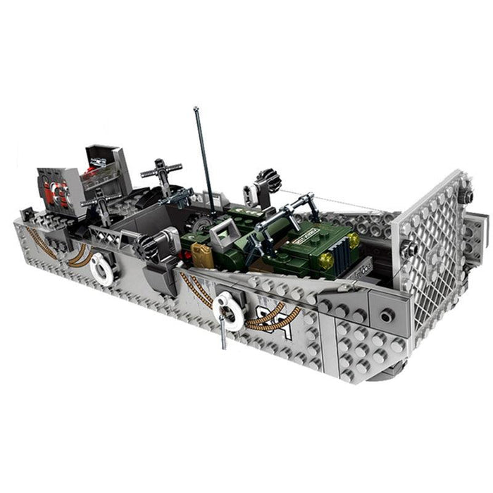 LCM3 Landing Craft Model Building Blocks (408 stukken) - upgraderc