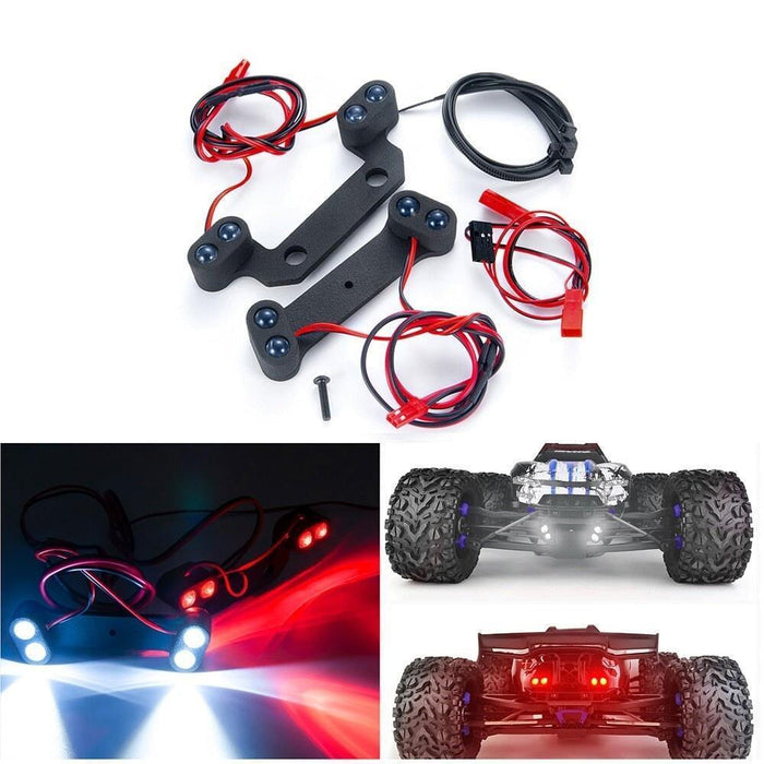 LED Headlight/Tail Lights Set for Traxxas E-REVO 2.0 1/10 Onderdeel Yeahrun