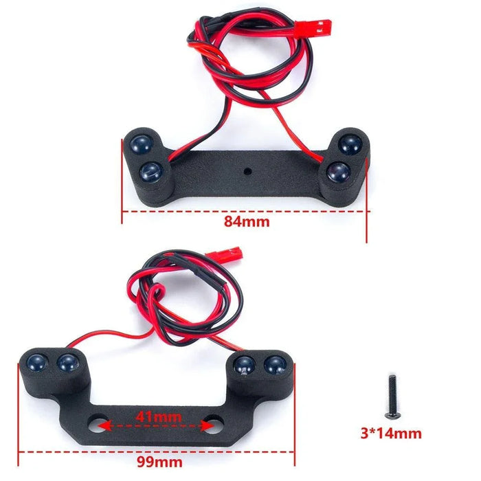 LED Headlight/Tail Lights Set for Traxxas E-REVO 2.0 1/10 Onderdeel Yeahrun
