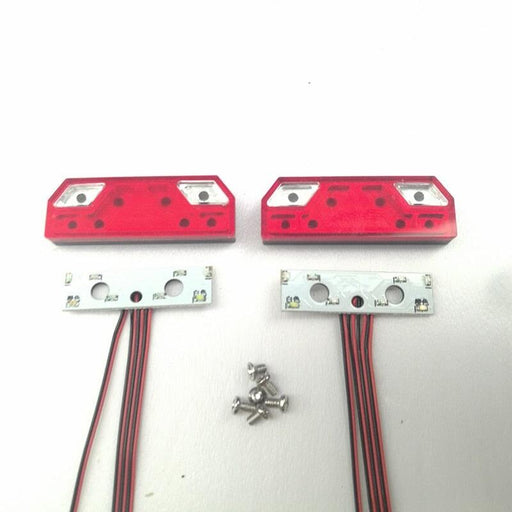 LED PCB Tail Light for 1/14 Tamiya Truck (Metaal) Onderdeel upgraderc Without stand 
