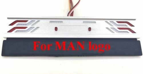 Led PCB Taillight w/ Mudguard LOGO for Tamiya Truck 1/14 (Metaal) Onderdeel RCATM For MAN 