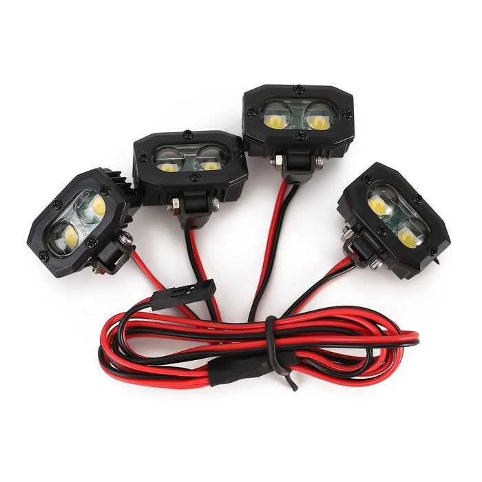 LED Spotlight for 1/10 Crawler Onderdeel Injora 4-Lights D