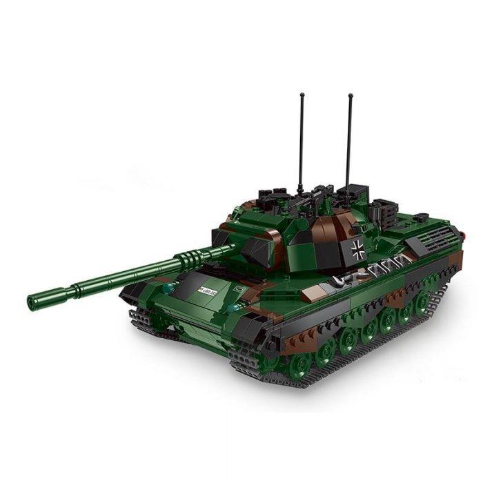 Leopard 1 Tank Model Building Blocks (1912 stukken) - upgraderc