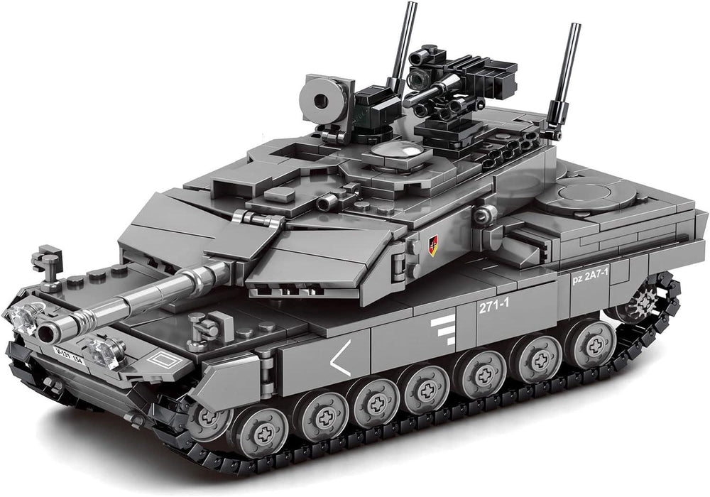 Leopard 2A7 Main Battle Tank Model Building Blocks (898 Stukken) - upgraderc