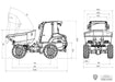 LESU 1/14 Aoue 6MDX Hydraulic Dump Truck RTR (Metaal, Plastic) - upgraderc